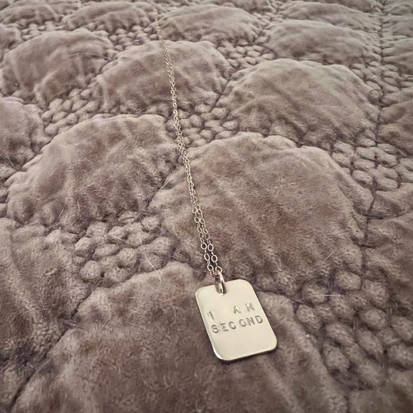 Disney Jewelry - Jo and Co Custom Stamped I Am Second Necklace ✨